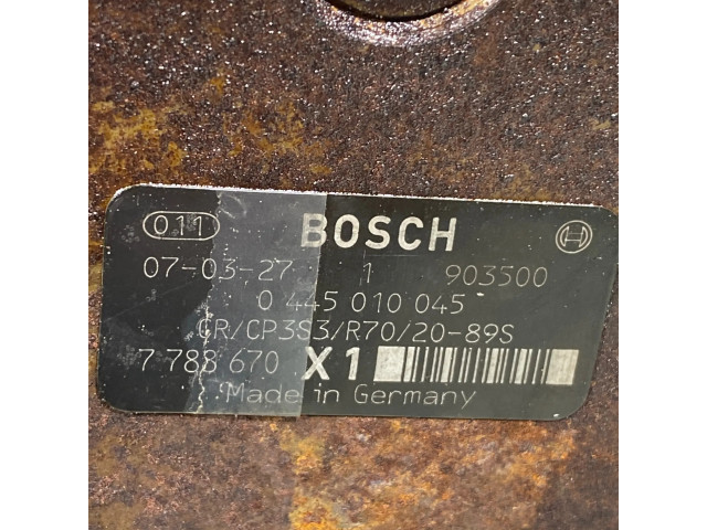 Vstřikovací čerpadlo 0445010045, 7788670 BMW 3 E90 E91 pro benzínový motor 3.0 N52B30