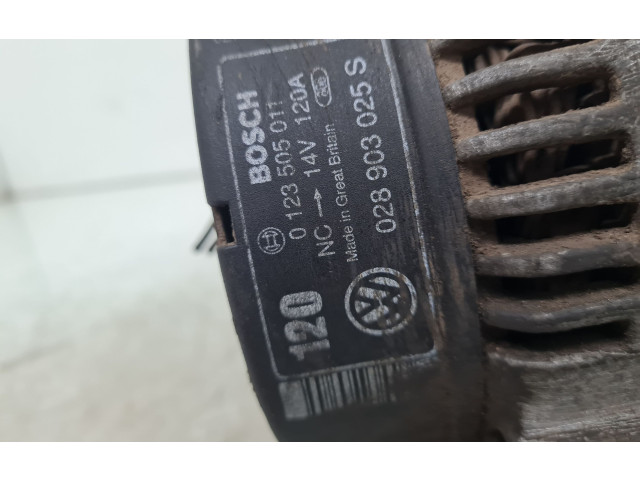 Генератор 0123505011, 028903025S   Volkswagen Golf III      