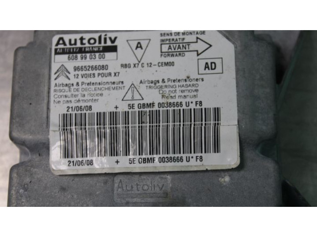 Блок управления 9665266080, 608990300   Citroen C5