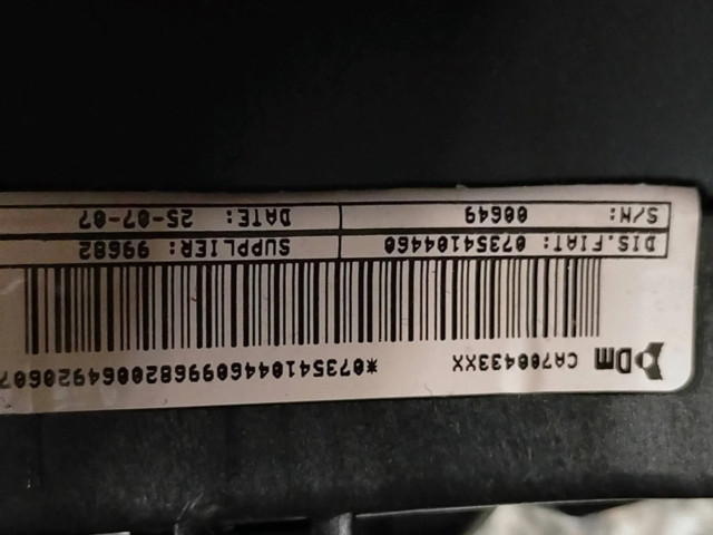 Подушка безопасности водителя 735410446 Fiat Grande Punto