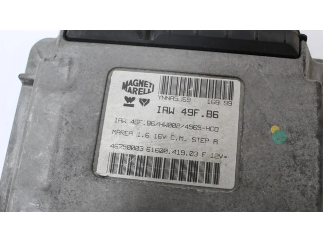 Блок управления двигателя IAW49FB6   Fiat Marea