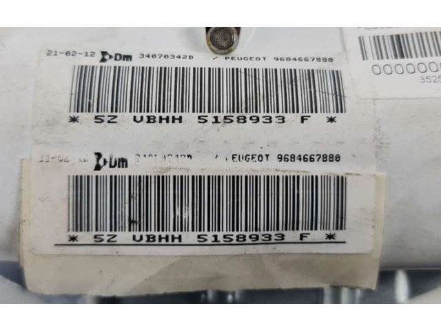 Надувная подушка для крыши 34070342D   Peugeot 5008    двигателя 9H05