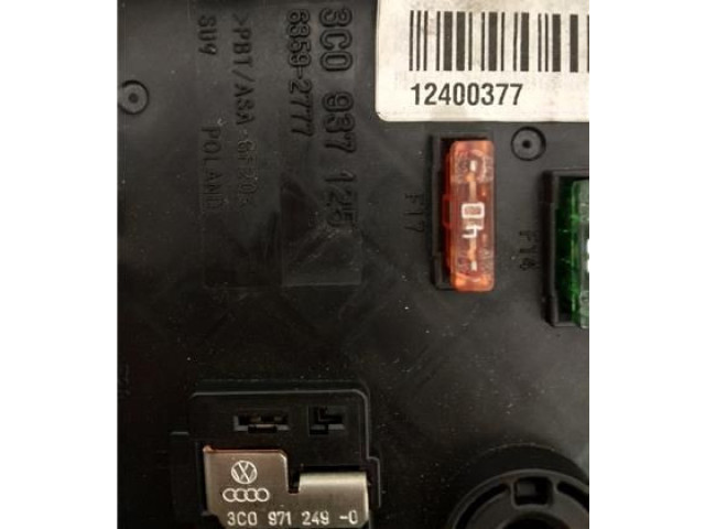 Pojistková skříňka 3C0937125, 3C0937125 Volkswagen Passat Alltrack 2007