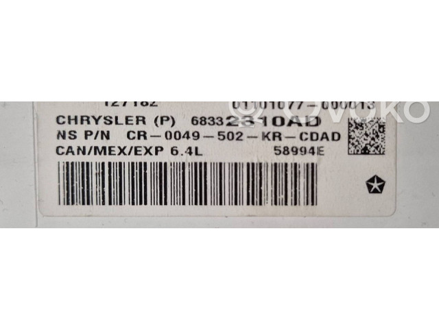 Панель приборов P68332310AD, 68332310AD Jeep Grand Cherokee