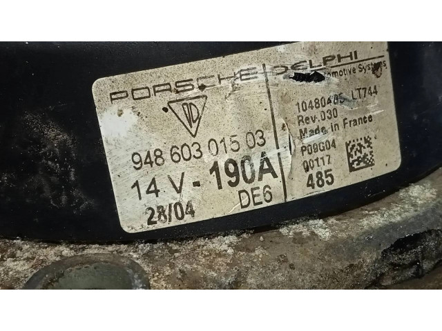 Генератор 94860301503, P3-A5-3-1 Porsche Cayenne (92A) 4.5