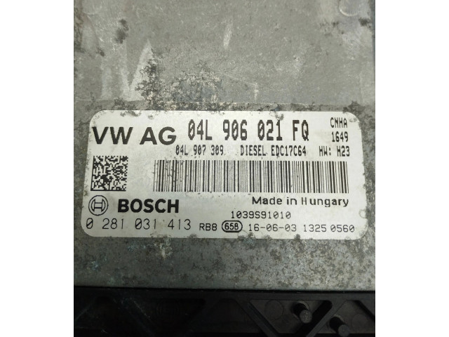 Řídící jednotka 04L906021FQ Audi A6 S6 C7 4G 2016