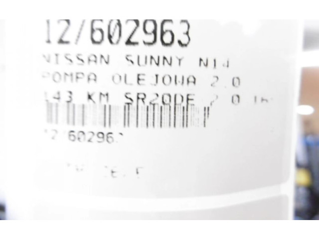 Čerpadlo oleje Nissan Sunny