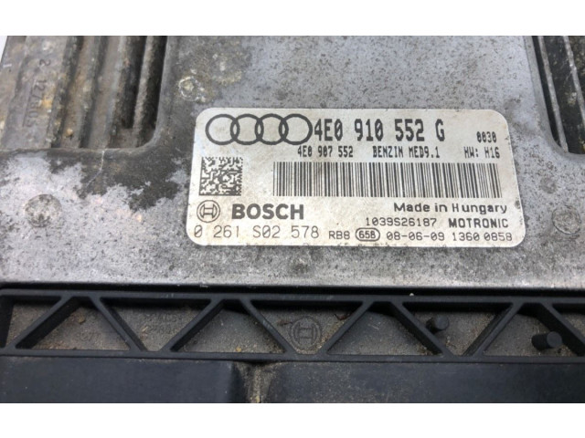 Řídící jednotka 4E0910552G   Audi A8 S8 D3 4E 2006