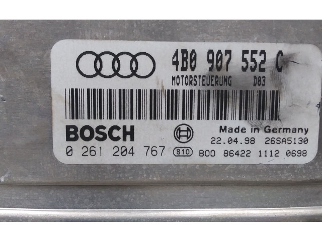Блок управления двигателя 4B0907552C, 0261204767   Audi A6 S6 C5 4B