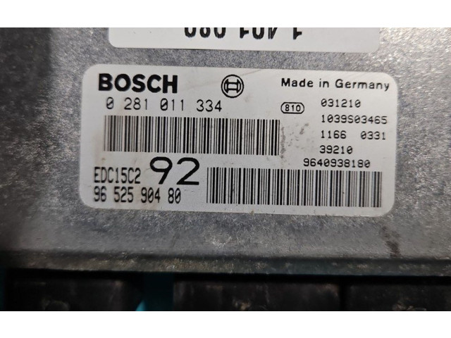 Блок управления двигателем Блок управления 0281001334, IMPRK1401980 Citroen C8