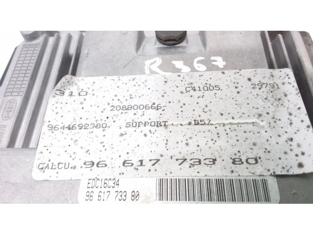 Блок управления двигателя 9661773380 Citroen C4 I