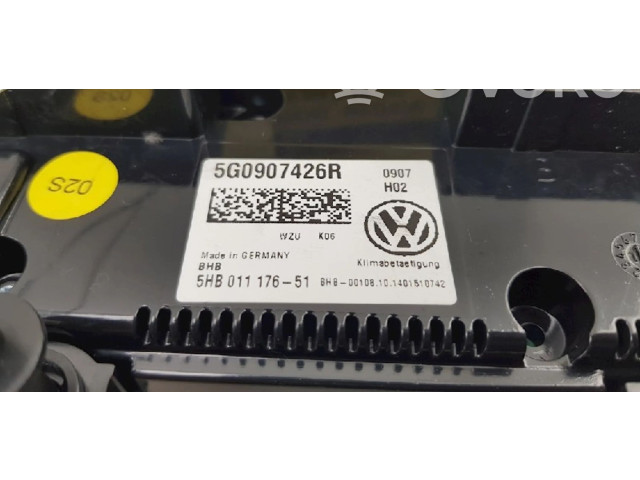 Блок управления климат-контролем 5G0907426AA, 5G0907426AA   Volkswagen Golf Sportsvan