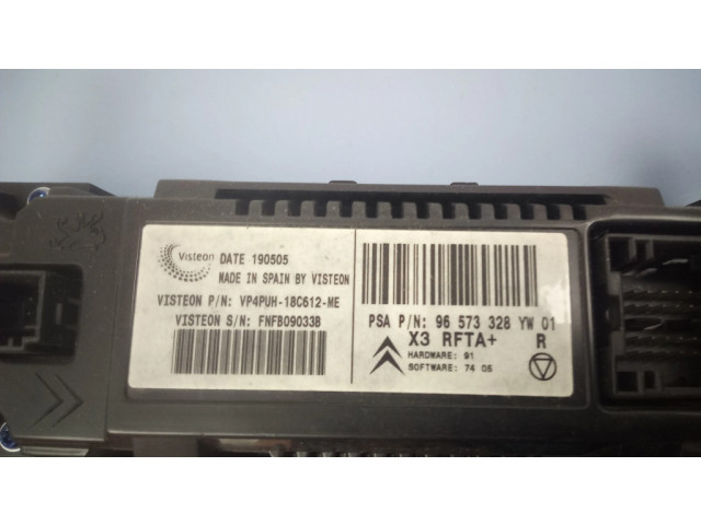 Блок управления климат-контролем 96573328YW01 Citroen C5