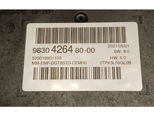 Дисплей 9830426480 Citroen Berlingo