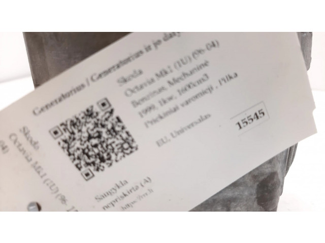 Генератор 06A903026, 0124325137 Skoda Octavia Mk1 (1U) 1.6