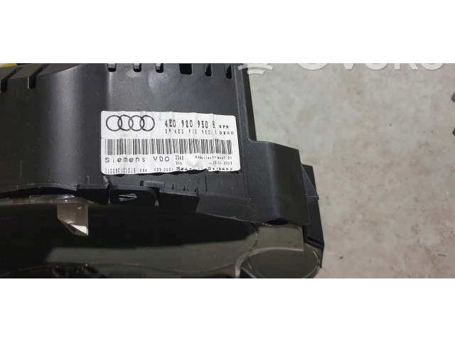 Přístrojová deska  Audi A8 S8 D3 4E 2003 4E0920950H  