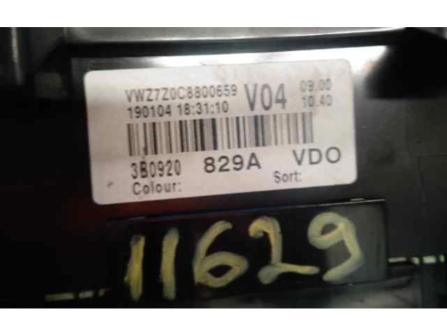 Панель приборов    Volkswagen PASSAT       