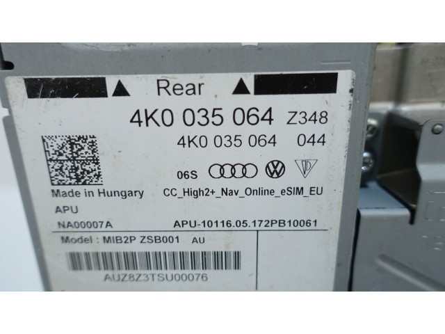 Блок управления 4K0035064, 4K0035064   Audi A6 S6 C8 4K