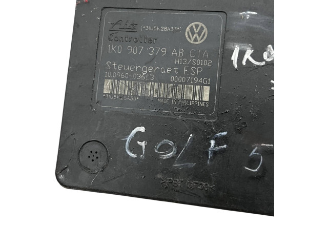 Блок АБС 1K0907379AB, 10096003613   Audi  A3 S3 8L  1996 - 2003 года