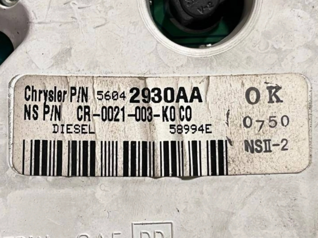 Панель приборов 56042930AA, CR00021003K00   Jeep Grand Cherokee (WK)       