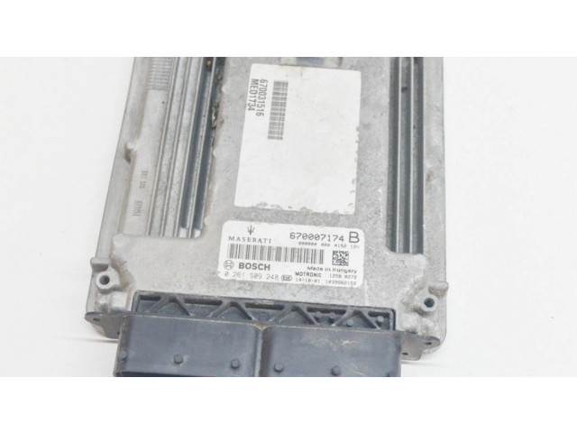 Блок управления двигателя 670007174B, 670007174   Maserati Ghibli