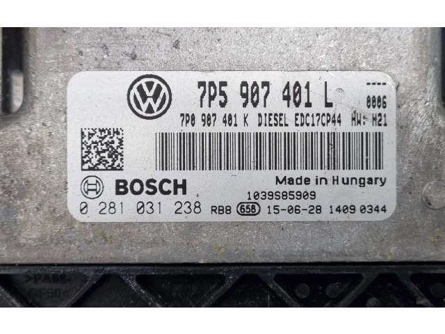 Řídící jednotka 7P5907401L, 7P0907401K Porsche Cayenne (92A) 2015