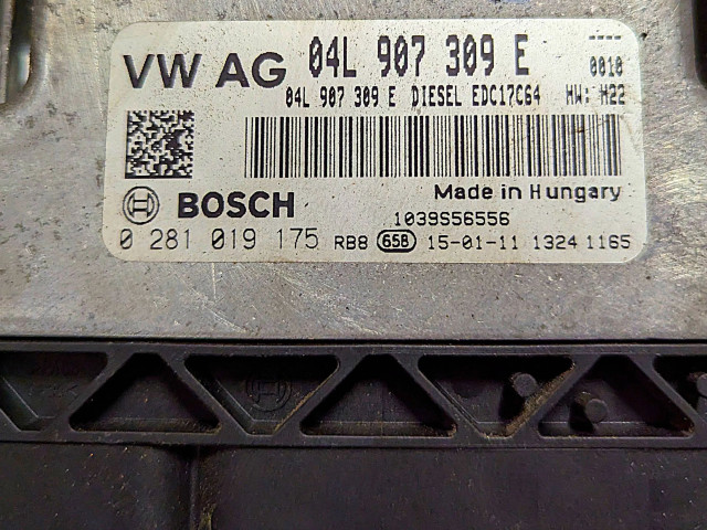 Блок управления двигателя 04L907309E, 0281019175 Audi A3 S3 8V