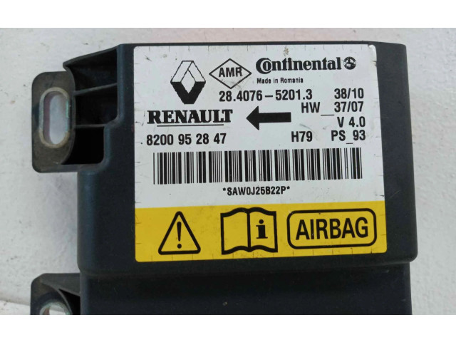 Блок подушек безопасности 8200952847, 28407652013   Dacia Duster