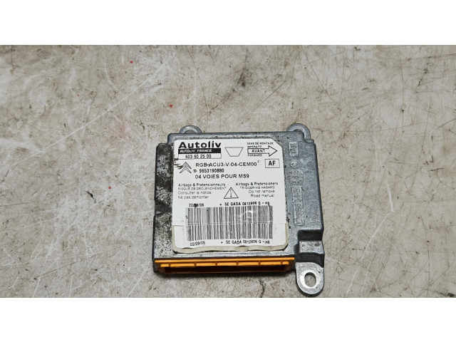 Блок подушек безопасности 9653190880   Citroen Berlingo