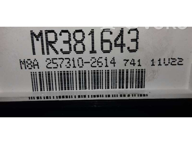 Панель приборов MR381643, 2573102614 Mitsubishi Montero