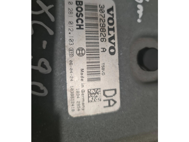 Блок управления двигателя 30729826A, 1039S12418   Volvo XC90