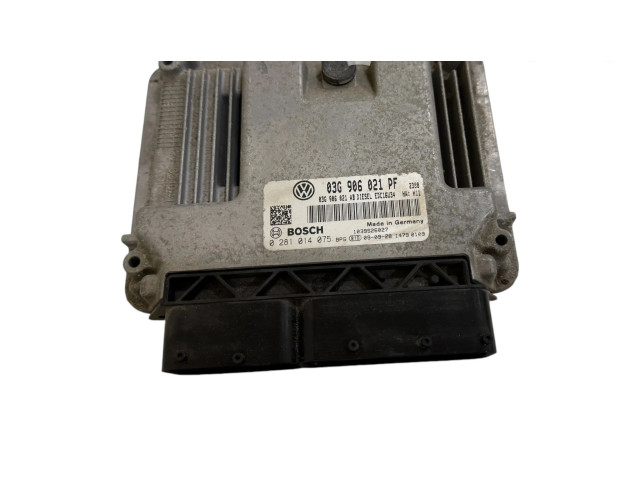 Řídící jednotka 03G906021PF, 03G906021AB Volkswagen Caddy 2010