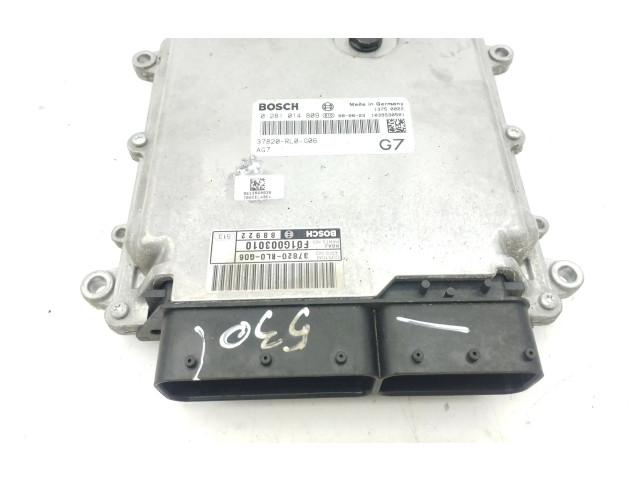 Блок управления двигателя 37820RL0G06, 0281014809 Honda Accord