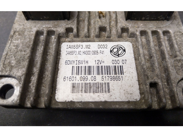 Блок управления двигателя 51798649, 6160109808 Citroen C4 I Picasso