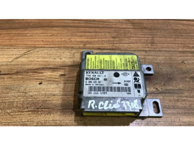 Блок подушек безопасности 7700428310D, 0285001157 Renault Scenic I