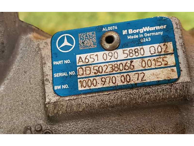 Turbodmychadlo Турбина A6510905880, BORGWARNER Mercedes-Benz C W205