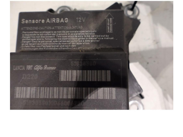 Блок управления надувных подушек 51838580 Fiat Grande Punto