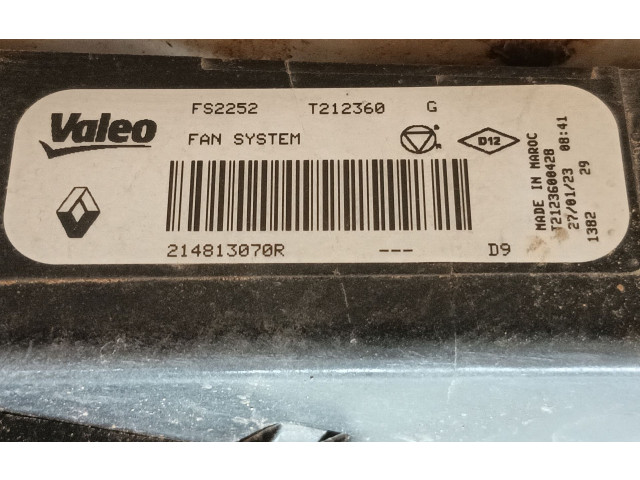 Вентилятор радиатора 214813070R, T230270428 Dacia Sandero III