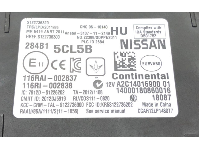 Блок управления 284B15CL5B   Infiniti Q50