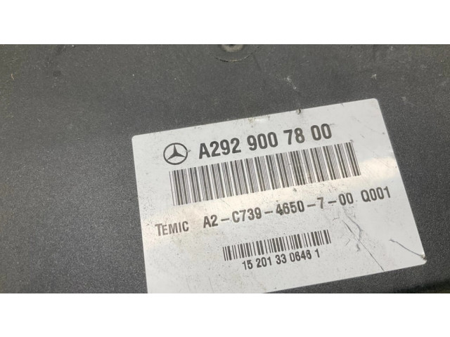 Блок управления A2929007800, A2C7394650700 Mercedes-Benz GLE (W166 - C292)