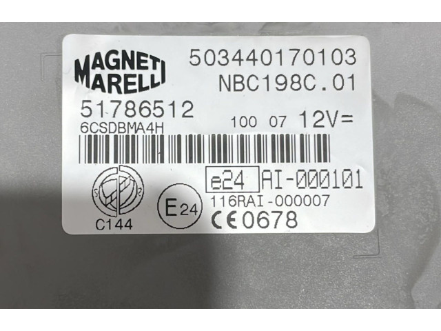 Блок комфорта 51786512, 51786512   Fiat Bravo   