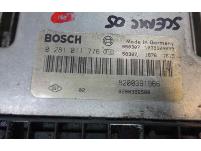 Блок управления двигателя 8200391966 Renault Scenic RX