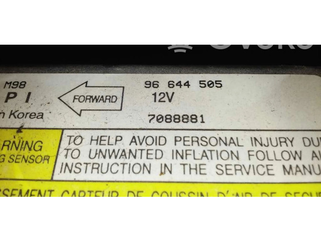 Блок подушек безопасности 96644505   Chevrolet Matiz