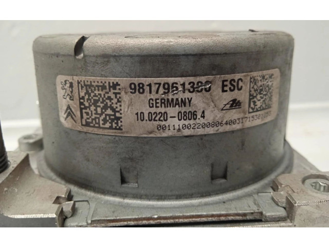 Блок АБС 9817961380, 9817961380   Peugeot  2008 I  2013 - 2019 года