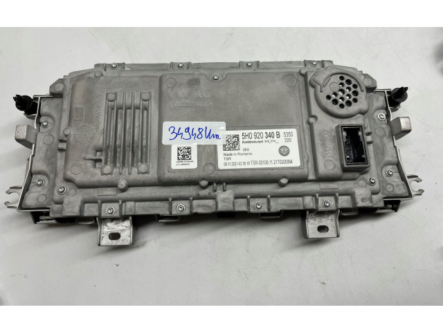 Pojistková skříňka Спидометр (приборный щиток) 5H0920340B, 5H0920340B Volkswagen Golf VIII 2022