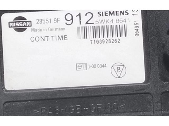 Pojistková skříňka Řídící jednotka BSM 285519F912 Nissan Primera 2001