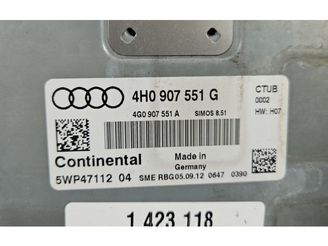 Řídící jednotka 4H0907551G, IMPRK1423118   Audi A8 S8 D4 4H 2012