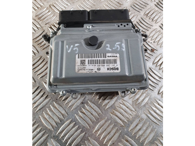 Блок управления двигателя 8667577, 0261209009 Volvo V50