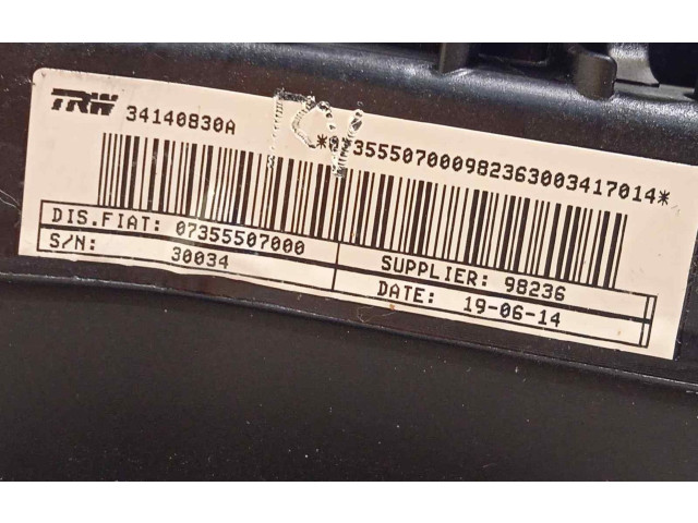 Подушка безопасности водителя 34140830A, 735550700   Opel Combo D