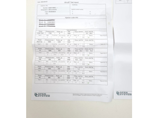 Vstřikovač 0445110652 Mercedes-Benz Citan W415